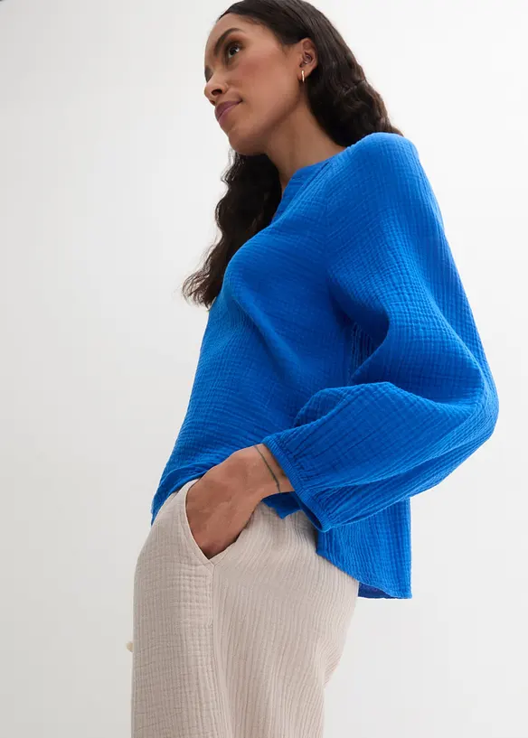 Oversize halenka z mušelínu, bonprix