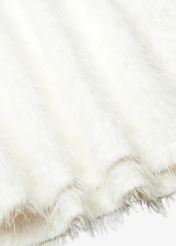 Svetr z hebce měkké peříčkové příze, bonprix