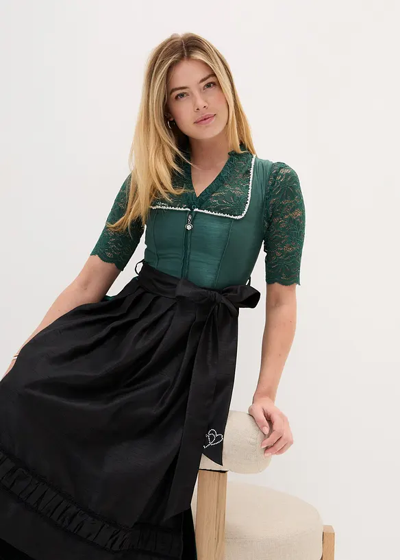 Krajková halenka Dirndl, bonprix