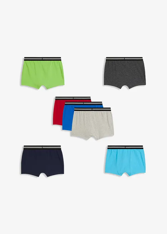Boxerky s měkkou bavlnou (7 ks v balení), bonprix