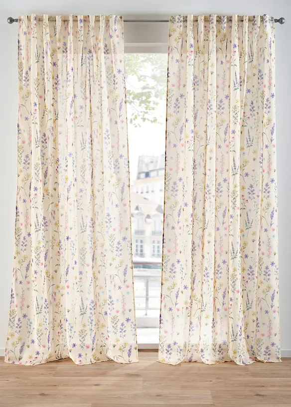 Z&aacute;clona s květinov&yacute;m potiskem (2 ks v balen&iacute;), bonprix