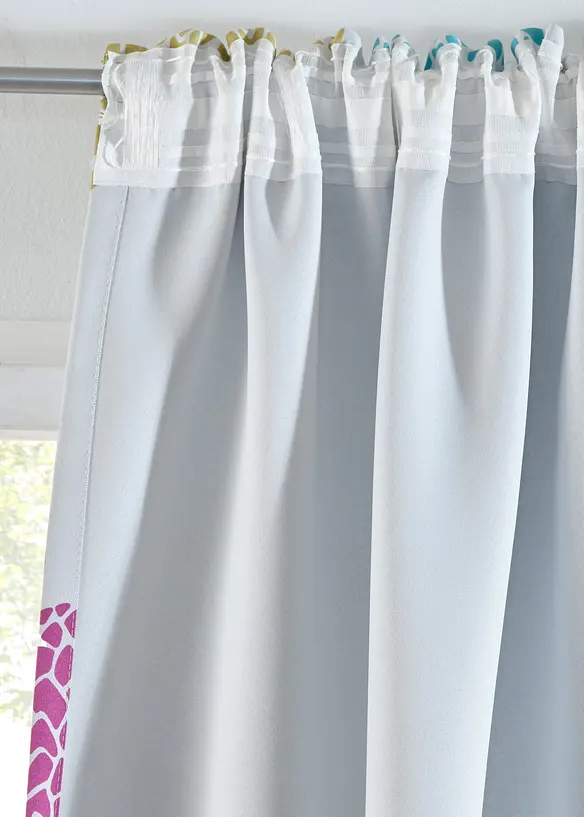 Zatemňovací závěs s potiskem a recyklovaným polyesterem (1 ks), bonprix