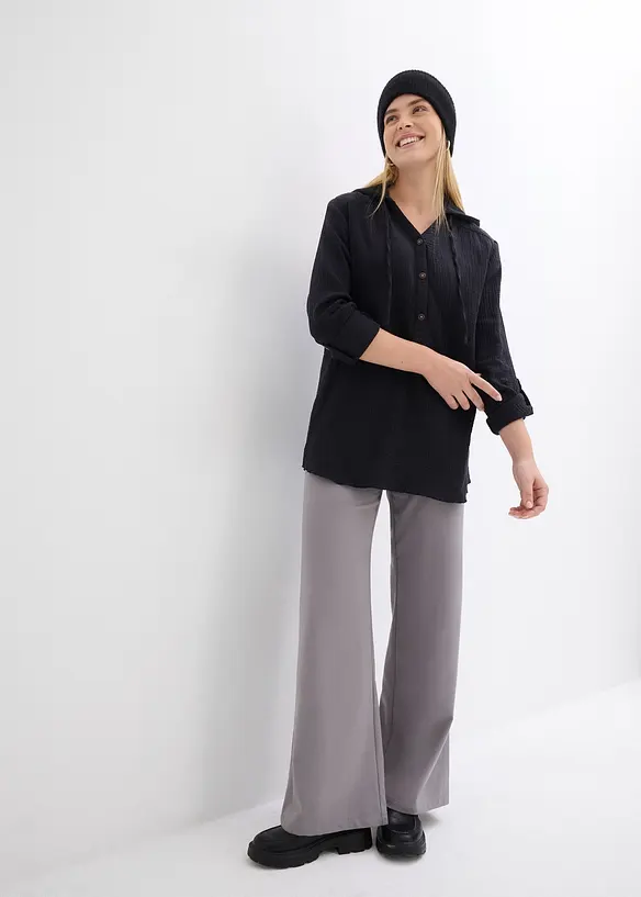 Halenka s v&aacute;začkou, ze vzdu&scaron;n&eacute;ho mu&scaron;el&iacute;nu, bonprix