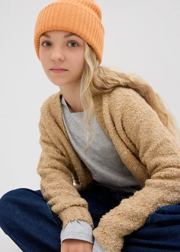 Triko s dlouhým rukávem a organickou bavlnou (3 ks v balení), bonprix