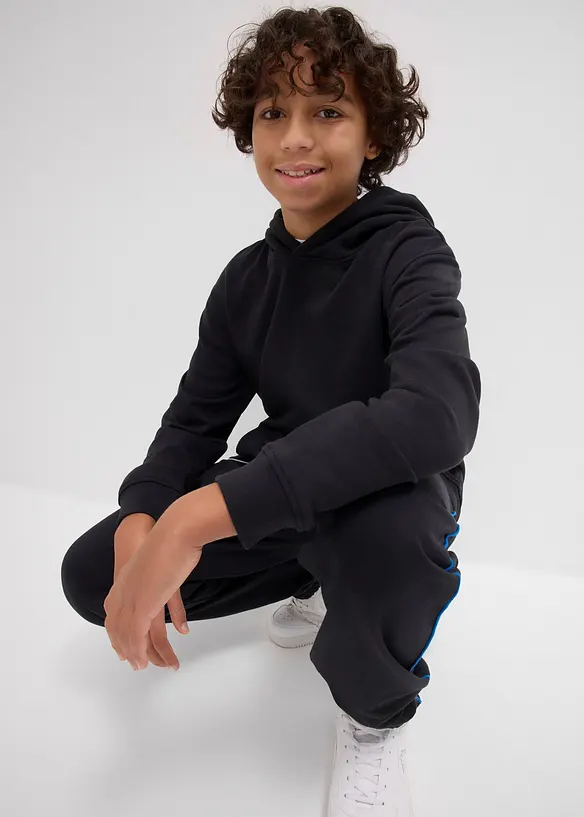 Mikina s kapuc&iacute;, z měkk&eacute; bavlněn&eacute; směsi, bonprix