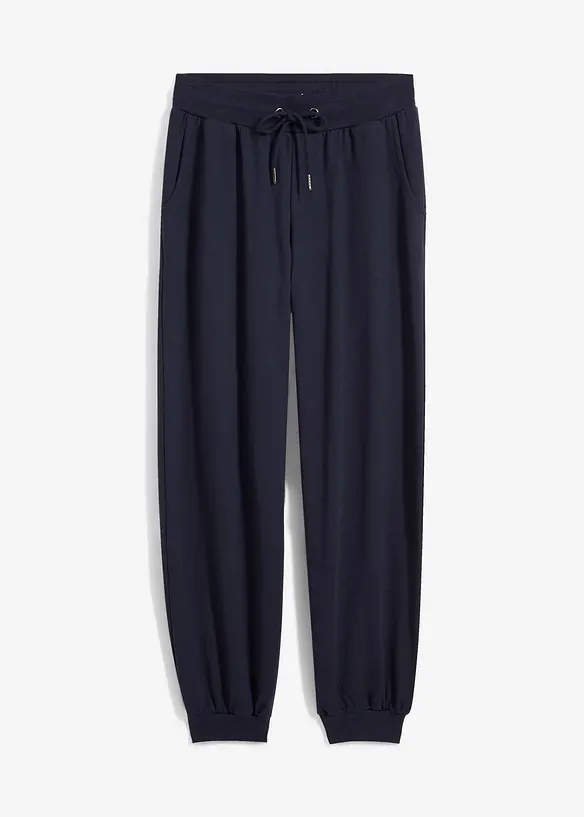 Joggingové kalhoty s elastickým pasem, bonprix