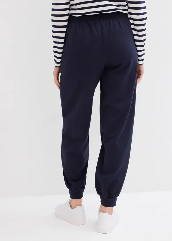 Joggingové kalhoty s elastickým pasem, bonprix