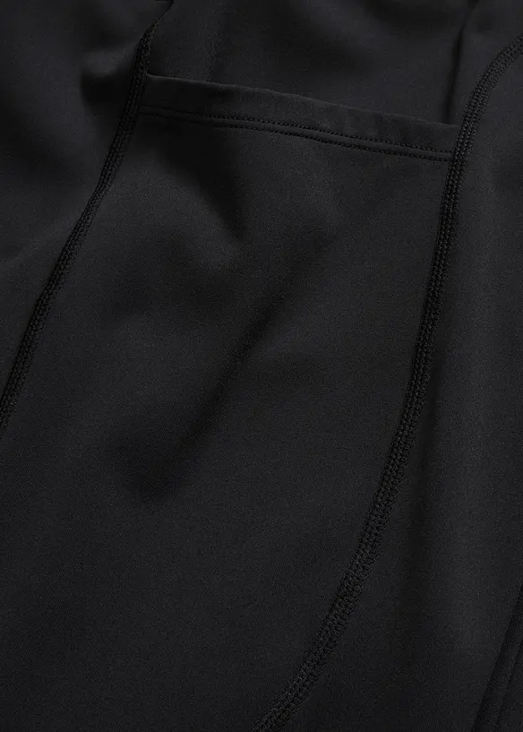 Pohodlné sportovní legíny s kapsou na mobil, rozšířené nohavice, bonprix