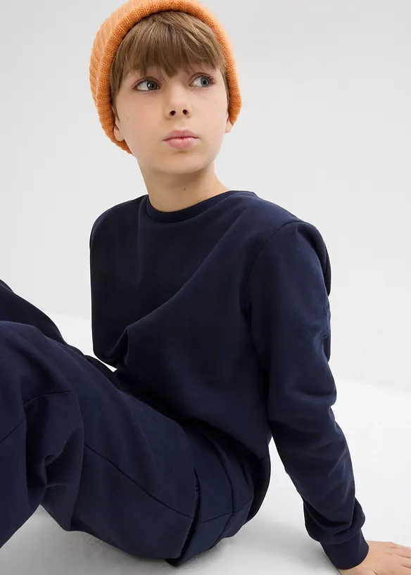 Mikina z měkké bavlněné směsi (2 ks v balení), bonprix