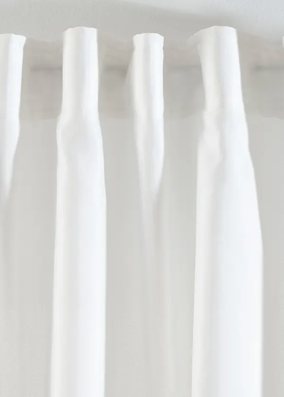 Záclona z recyklovaného materiálu (2 ks v balení), bonprix