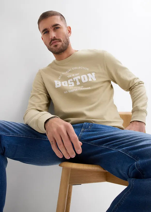 Mikina z čisté organické bavlny (2 ks v balení), bonprix