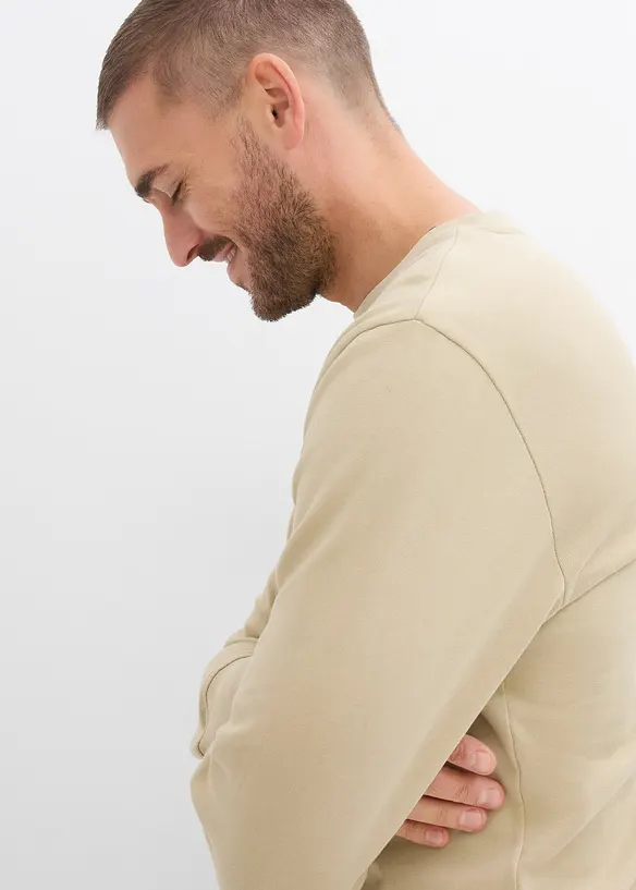 Mikina z čisté organické bavlny (2 ks v balení), bonprix