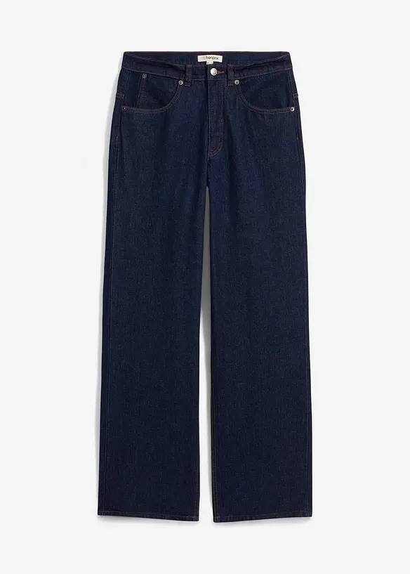 Dž&iacute;ny Wide Leg, Mid Waist, bonprix