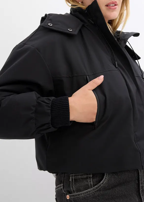 Outdoorová bunda, zkrácená, vodoodpudivá, bonprix