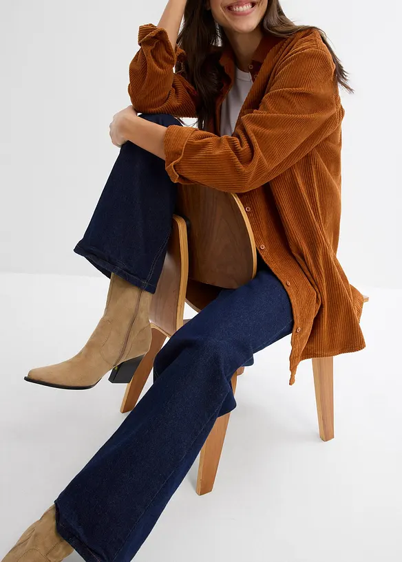 Dž&iacute;ny Wide Leg, Mid Waist, bonprix