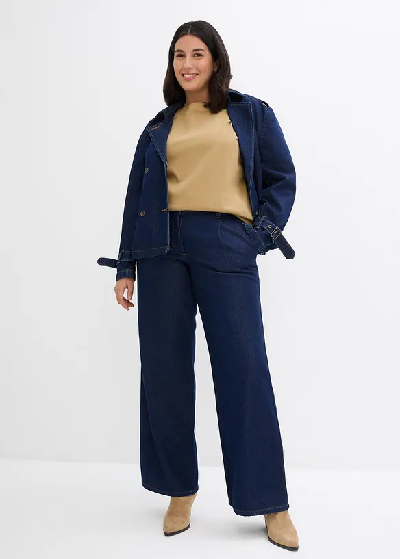 Dž&iacute;ny Wide Leg, Mid Waist, bonprix