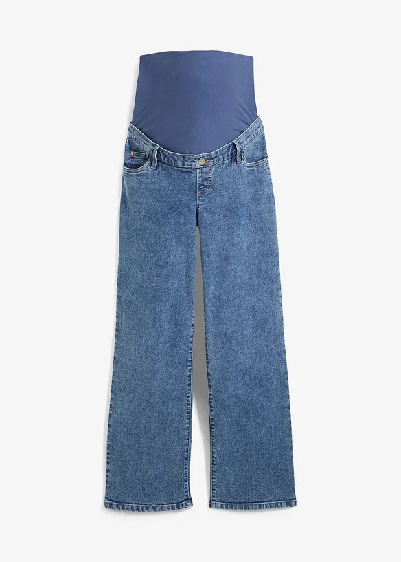 Těhotenské džíny z organické bavlny, Loose Fit, bonprix