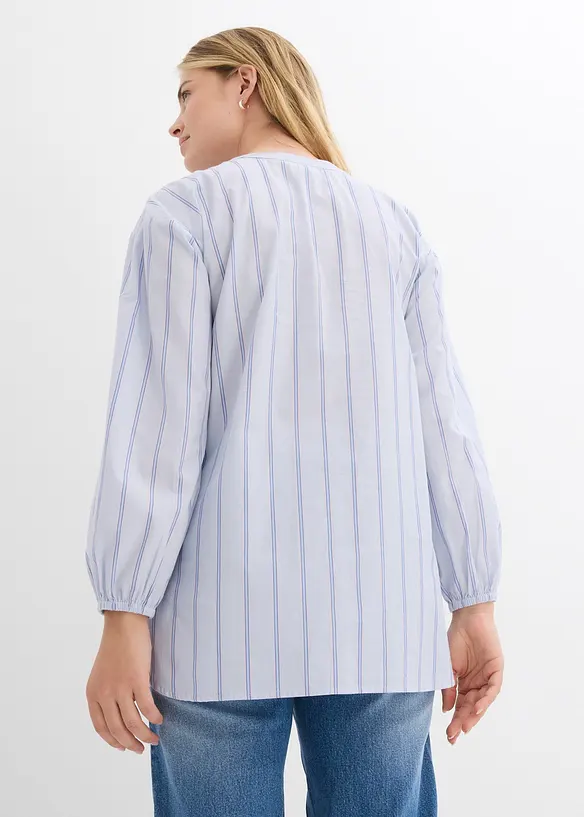 Dlouhá halenka z bavlněného popelínu, bonprix