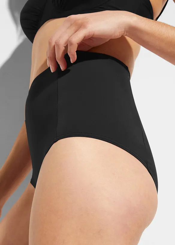 Bikinové kalhotky s normálně vykrojenými nohavičkami, High Waist, bonprix