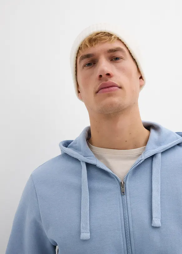 Mikina s kapuc&iacute; a zipem, bonprix