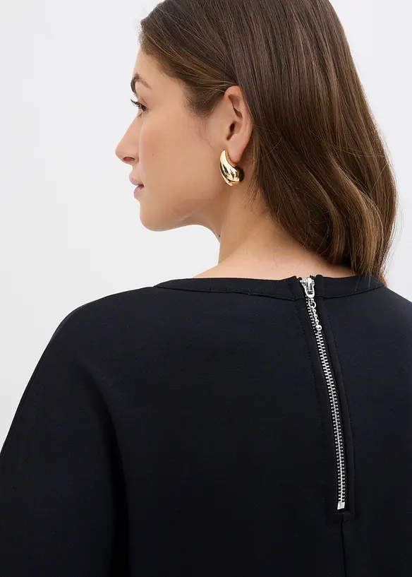 Midi šaty z pohodlného materiálu Punto di Roma, bonprix