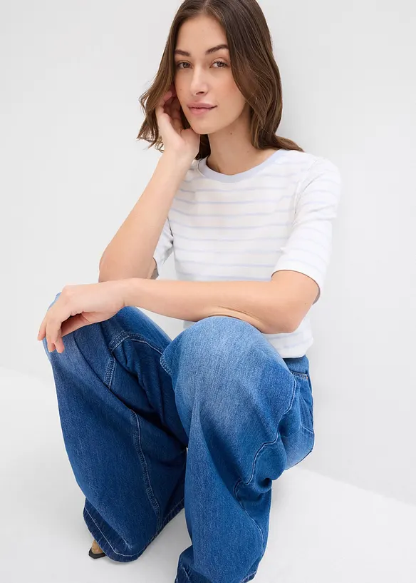 Tričko z čisté těžké organické bavlny, bonprix