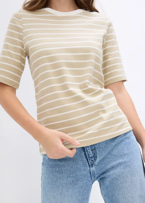 Tričko z čisté těžké organické bavlny, bonprix