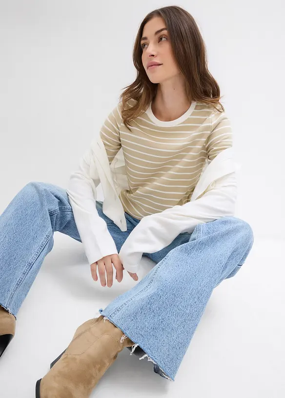 Tričko z čisté těžké organické bavlny, bonprix