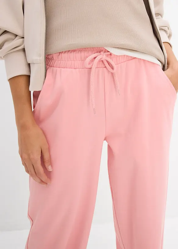 Žerzejové kalhoty z interlocku, bonprix