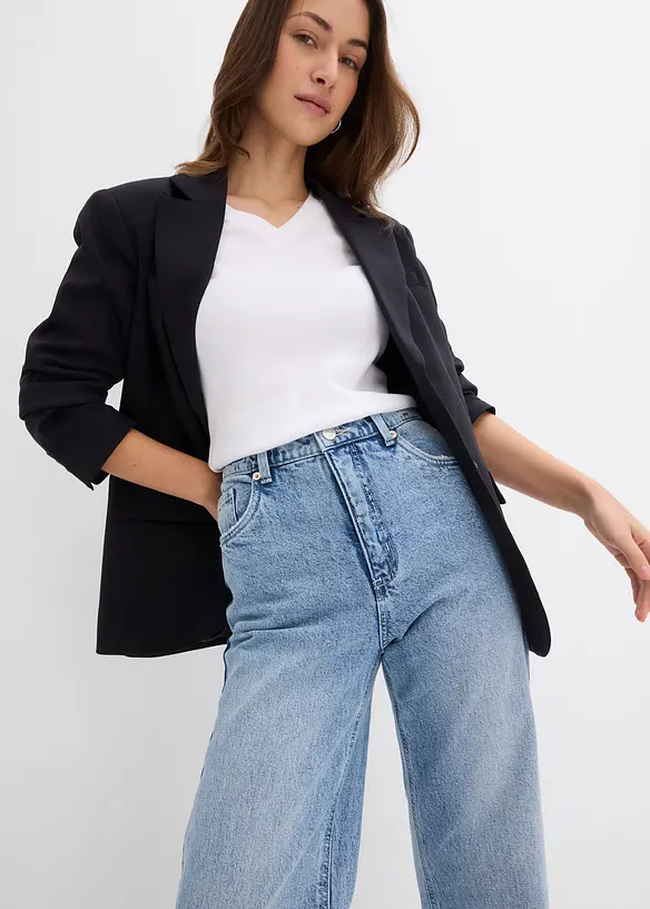 Žebrov&eacute; triko z čist&eacute; organick&eacute; bavlny (2 ks v balen&iacute;), bonprix