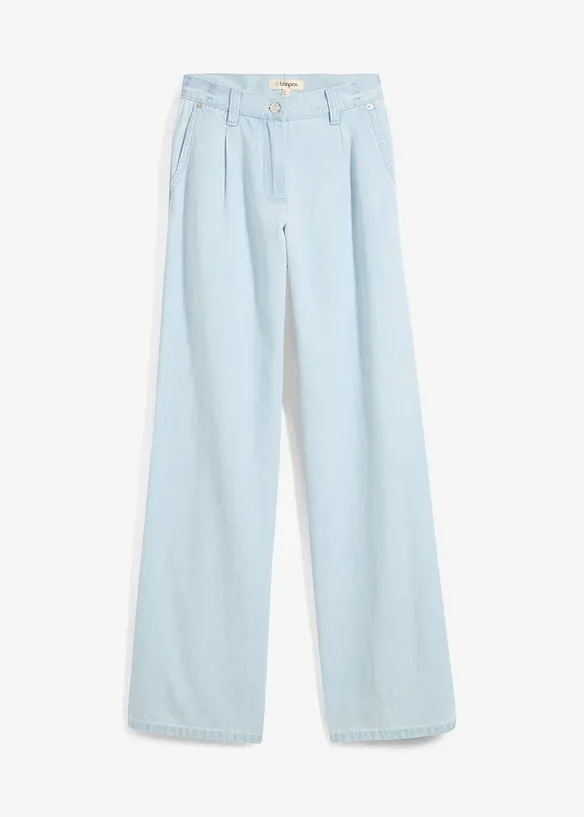 Džíny Wide Leg, Mid Waist, Super Soft, bonprix