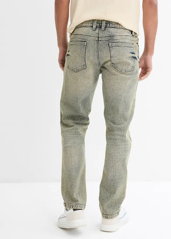 Strečové džíny z kvalitního, těžkého denimu, Regular Fit, Straight, bonprix