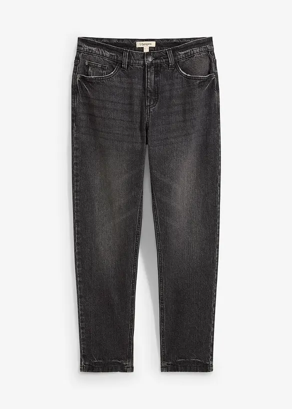 Strečové džíny Classic Fit, Tapered, zkrácená délka, bonprix