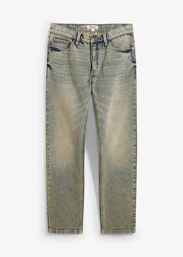 Strečové džíny z kvalitního, těžkého denimu, Regular Fit, Straight, bonprix