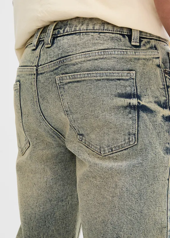 Strečové džíny z kvalitního, těžkého denimu, Regular Fit, Straight, bonprix