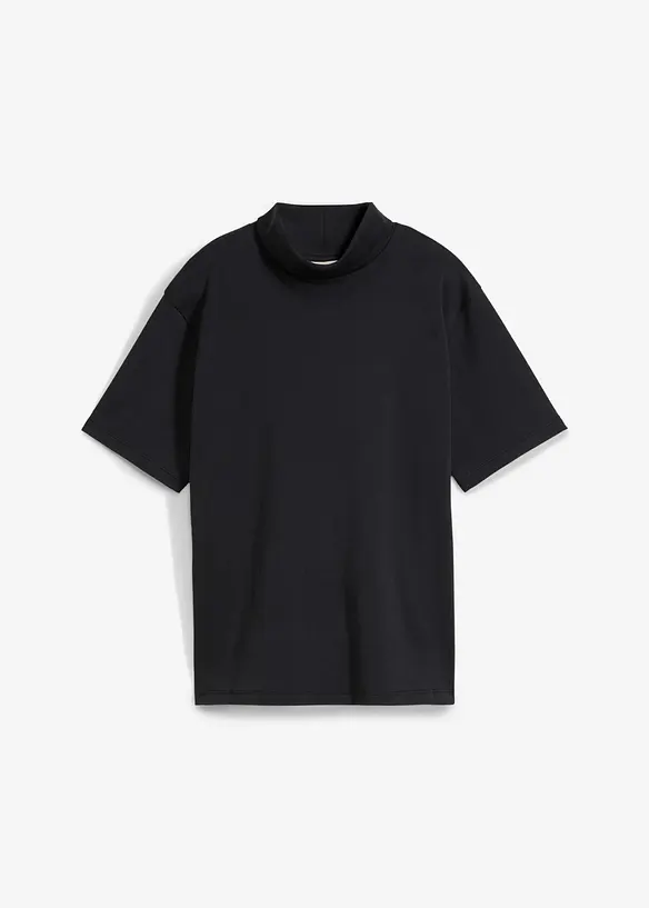 Tričko s rol&aacute;kem, z čist&eacute; organick&eacute; bavlny, bonprix