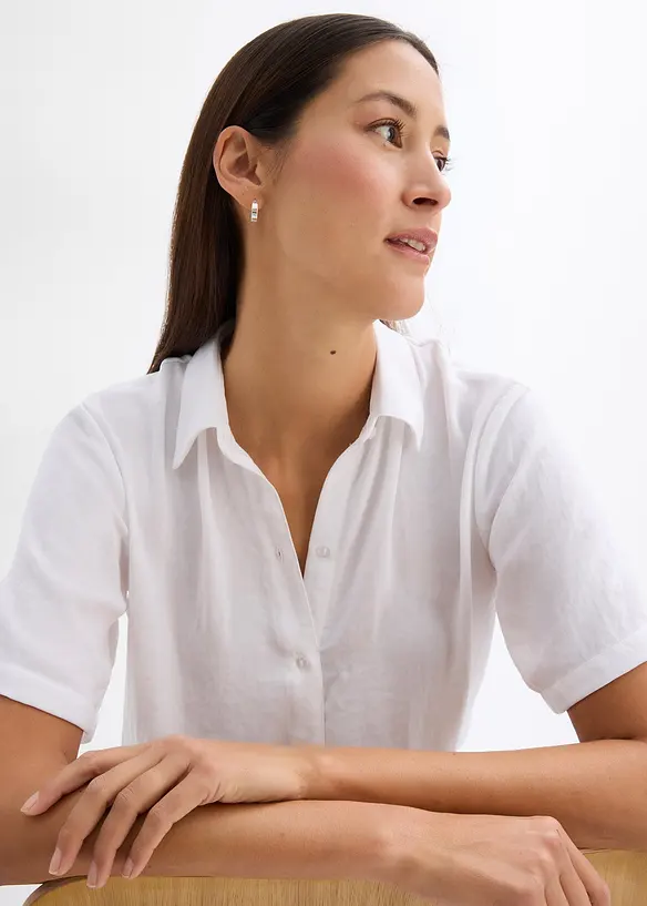 Boxy halenka z lehk&eacute;ho krepu, bonprix