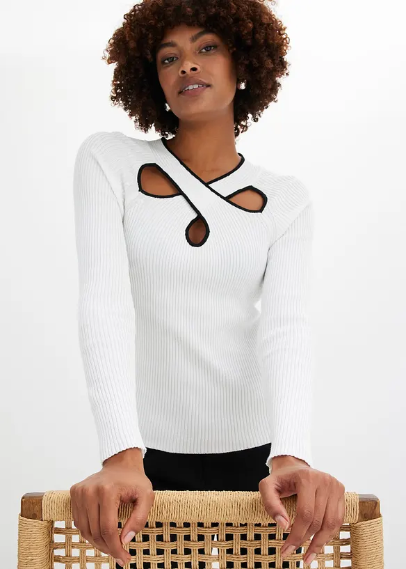 Jemně pletený svetr, bonprix