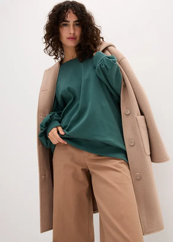 Oversize tričko z čisté bavlny, bonprix