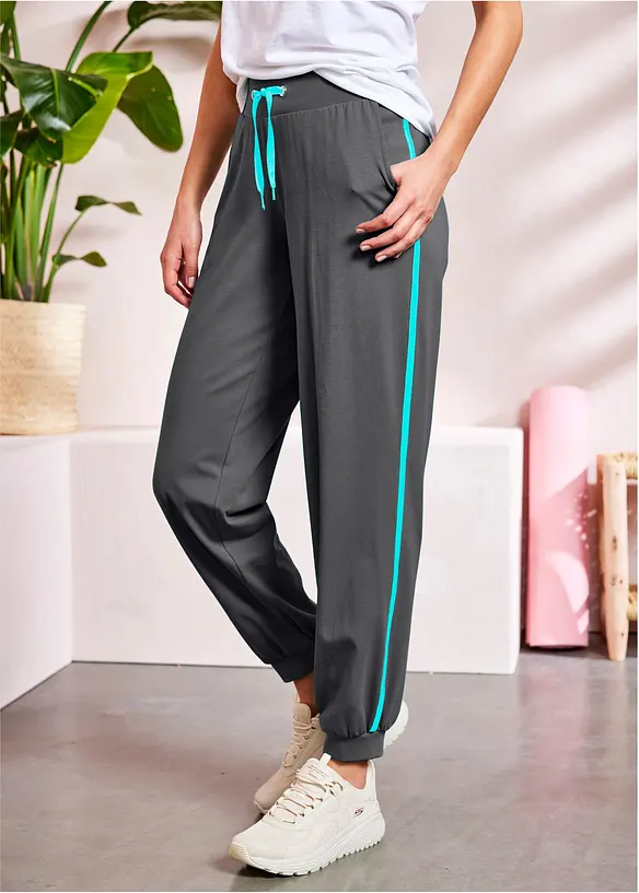 Joggingové kalhoty z bavlny, bonprix