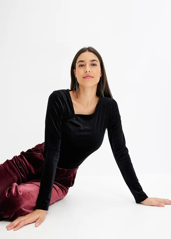 Triko z měkkého sametu, bonprix