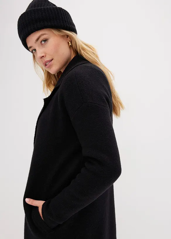 Dlouhý pletený kabát Loose Fit, bonprix