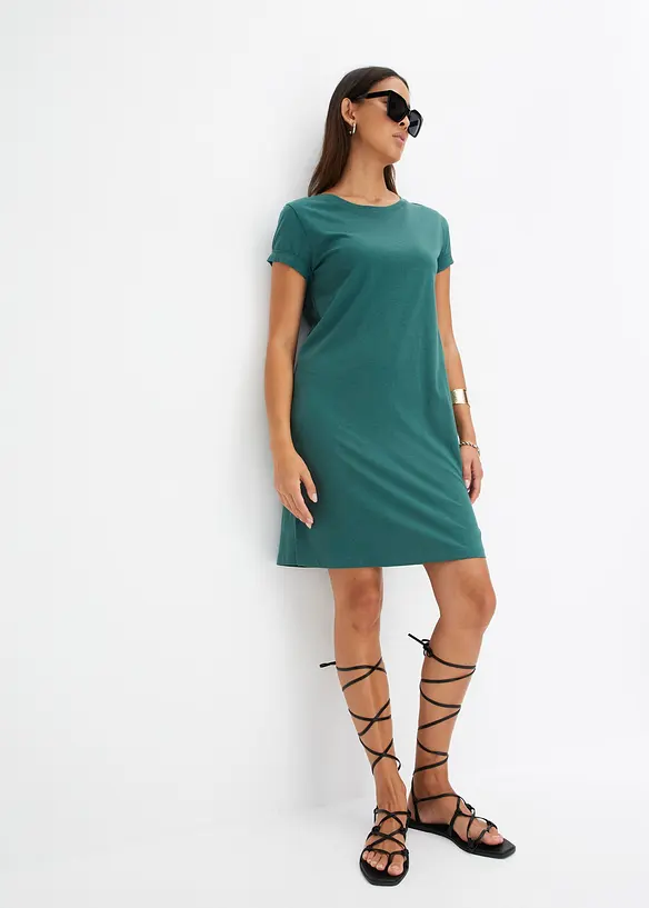 Úpletové oversize šaty, bonprix