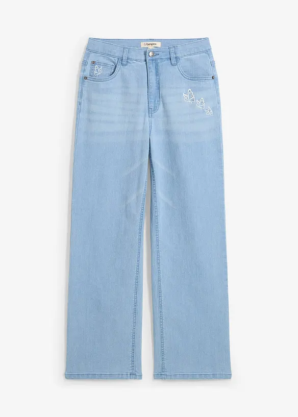 Džíny, Wide Leg, Mid Waist, bonprix