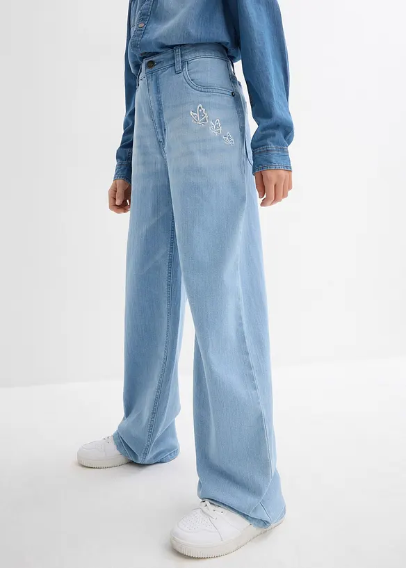 Džíny, Wide Leg, Mid Waist, bonprix