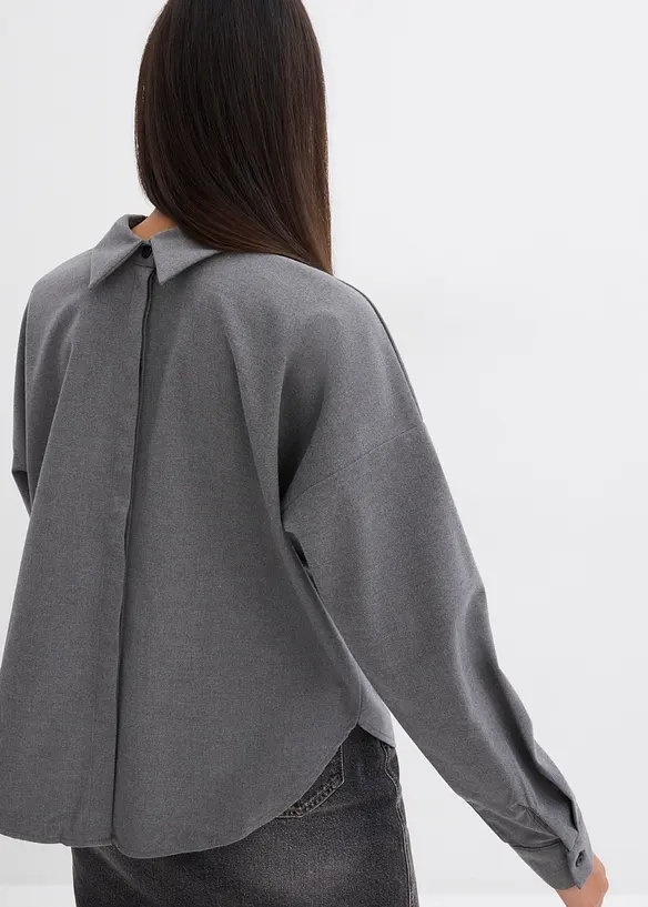 Oboustranná oversize halenka z viskózové směsi, bonprix