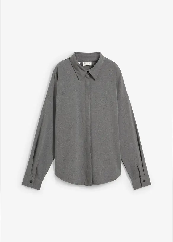 Oboustranná oversize halenka z viskózové směsi, bonprix