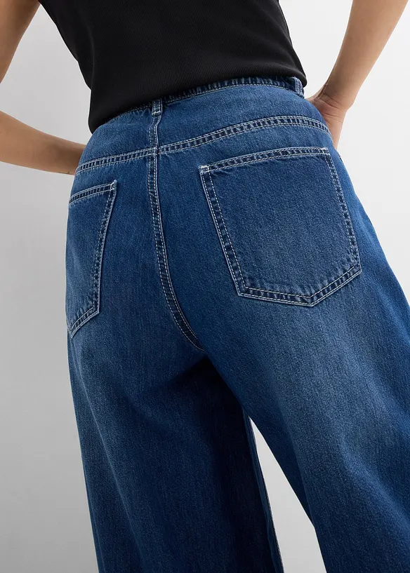Balonové džíny, High Waist, Super Soft, bonprix