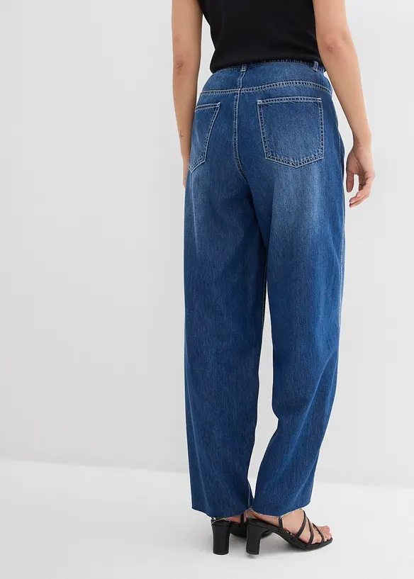 Balonové džíny, High Waist, Super Soft, bonprix