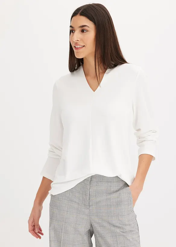 Tričko s dlouh&yacute;m ruk&aacute;vem, bonprix